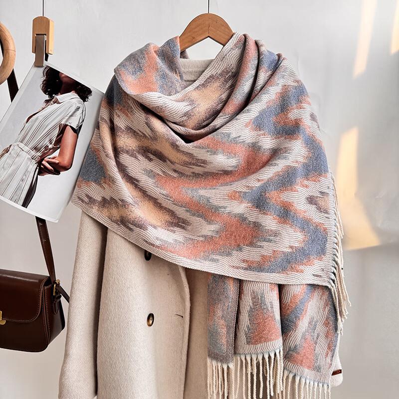 Women s Ethnic Faux Cashmere Shawl Scarf