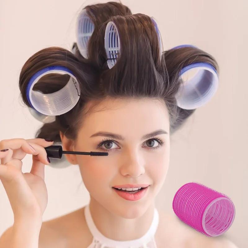 Hair Rollers Self Grip Hook Hair Curlers Heatless Hair Roller Dressing Curly Girl Method Curlers Sticky Styling Tools