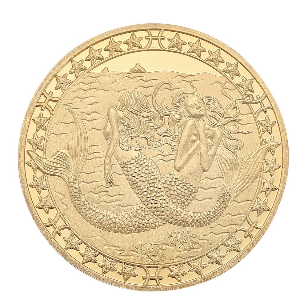 Gold Plated Physical Coin Limited Editions Exquisite Commemorative Medal Precious Metal Finish Zodiac Coins for Friends Family