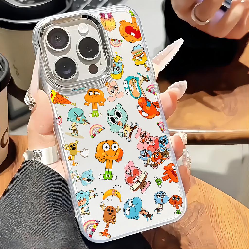 Die erstaunliche Welt von Gumball Handyhülle Für iPhone 17 16e 16 15 14 13 12 11 mini Pro Max X XR XSMAX 8 7 Air Plus Weiche Hülle