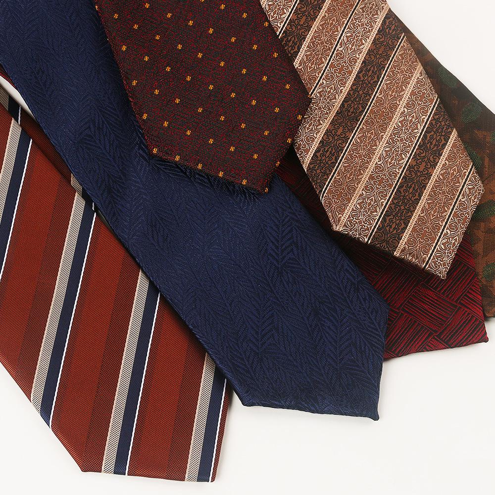 Pattern Italian Jacquard Tie Men'S Casual Business High-End Dress Wedding Suit Shirt Accessories Unique Stripes