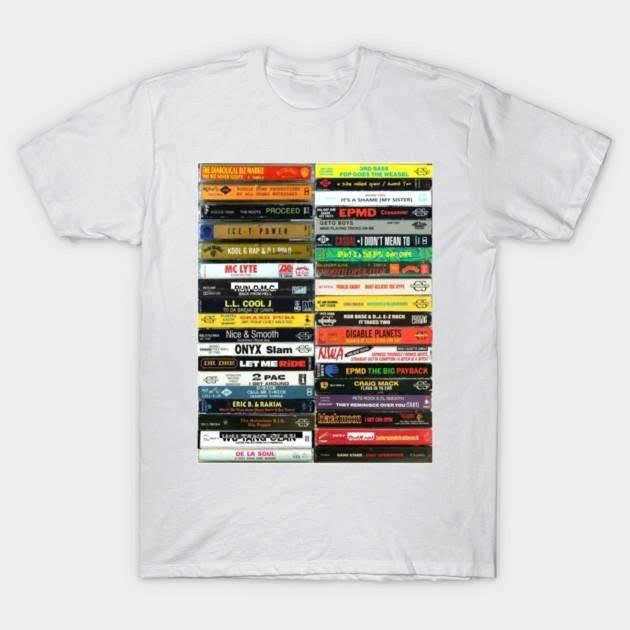 Vintage Hip Hop Tapes 90s Hip Hop Tees Unisex T-Shirt S