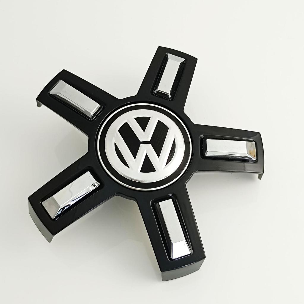 Compatible Wheel Hub Center Cap for Volkswagen Lamando, New Phideon, Touran, Passat - 5-Spoke Design by Guanqin
