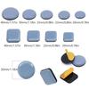 4pcs Self-Adhesive Furniture Leg Slider Pads Thickening Feet Rug Felt Pads Anti Slip Mat Bumper Damper Chair Table Floor Protect