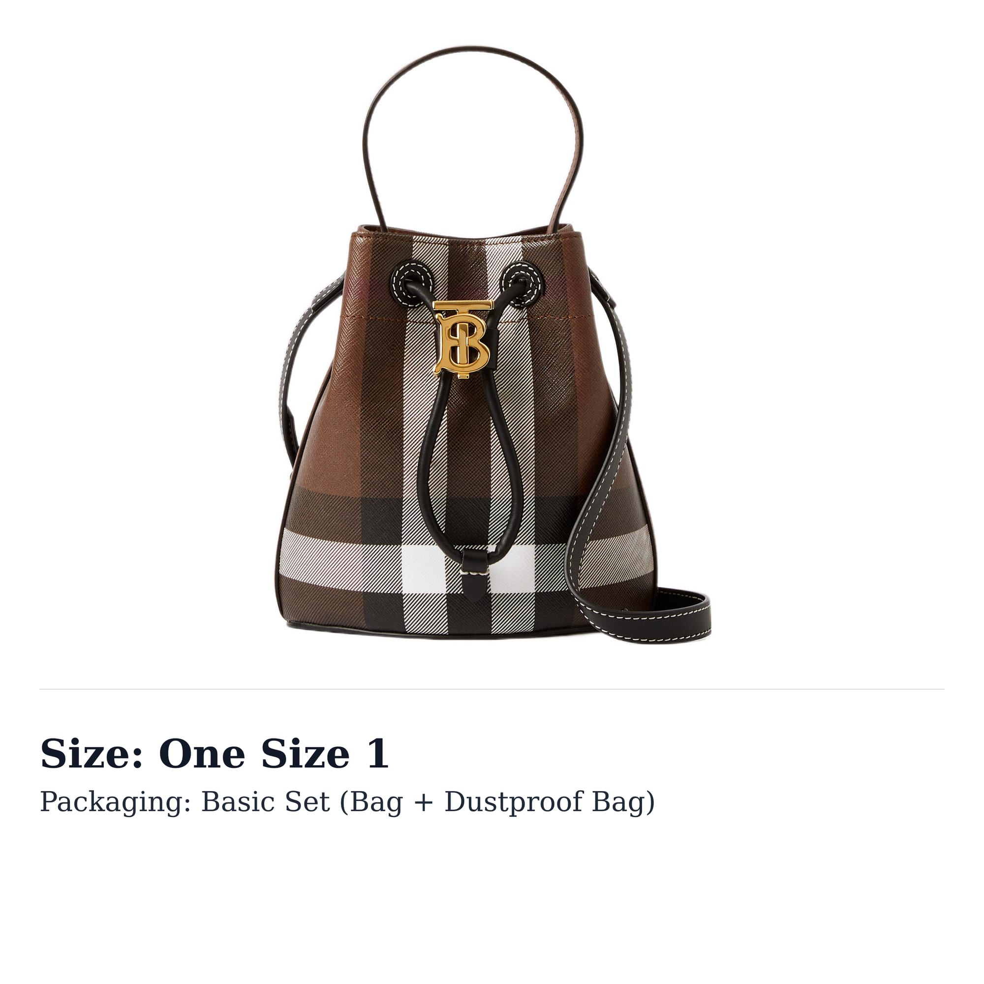 Burberry TB Cotton With Cow Leather