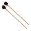 1 Pair Marimba Mallets Portable Maple Handle Wool Ball Sticks Percussion Playing AccessoriesBrown