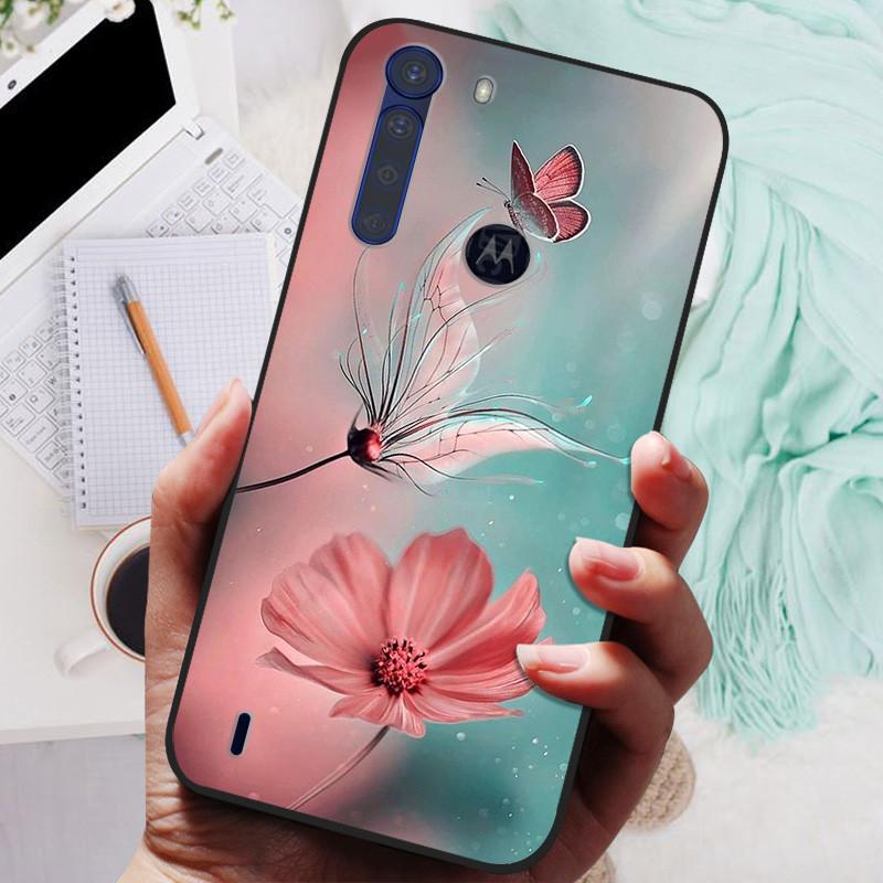 For Motorola One Fusion Case Black Bumper Soft Silicone Cover For Moto One Fusion Plus Phone Cases OneFusion Fusion+ Funda Shell