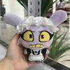 Kawaii The Amazing Digital Circus Plush Keychain Set 3pcs Pomni Jax Caine Soft Mini Dolls For Fans Bag Charm And Birthday Gift