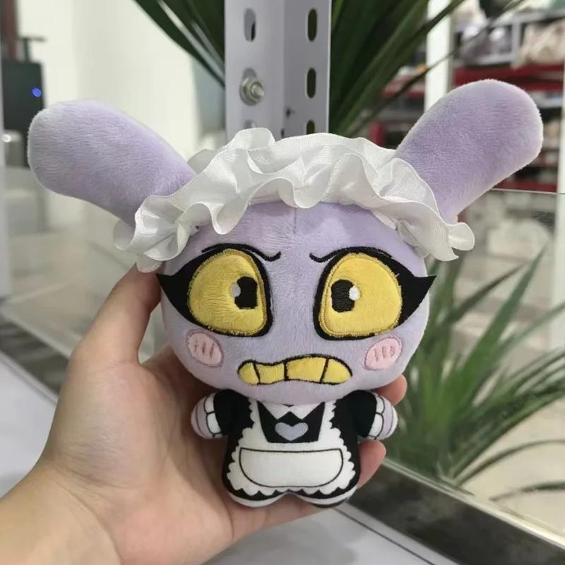 Kawaii The Amazing Digital Circus Plush Keychain Set 3pcs Pomni Jax Caine Soft Mini Dolls For Fans Bag Charm And Birthday Gift