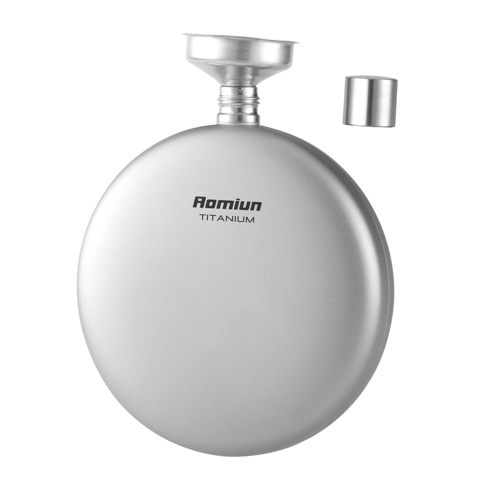 titanium water bottle Titanium Flask Titanium Wine Flask 180ml Whiskey Flask for Men Lightweight Camping Flask Titanium Bottle