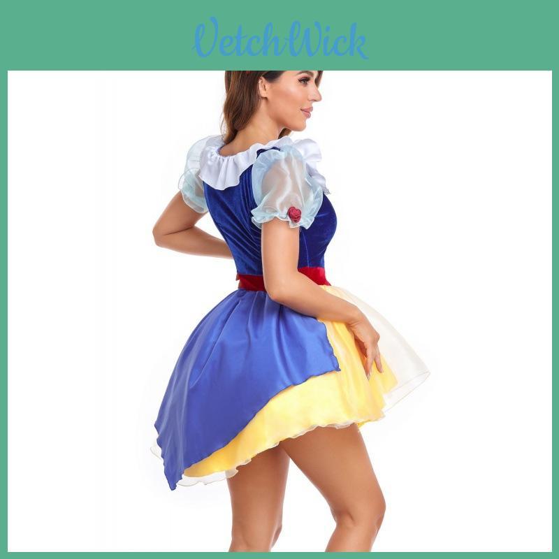 Charming Short Snow White Tulle Skirt For Adult Dress Up And Stage Performances In Blue