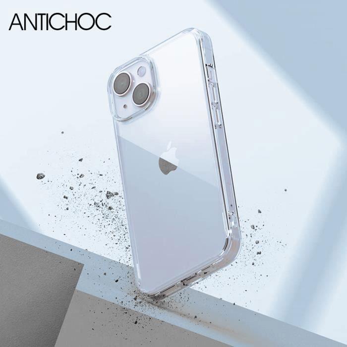 Coque de protection - BOOLING - pour iPhone 15 - Silicone Haute Résistance - Souple - Transparent