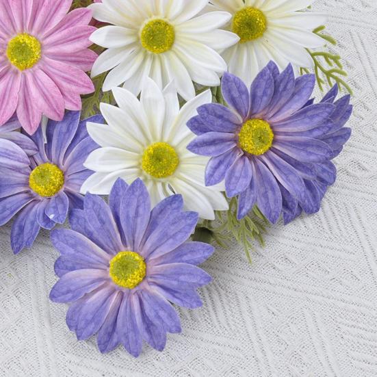 Artificial Flowers Simulation Chrysanthemum Realistic Appearance Faux Flowers Reusable No Maintenance No Fading Artificial Blooms for Living Room