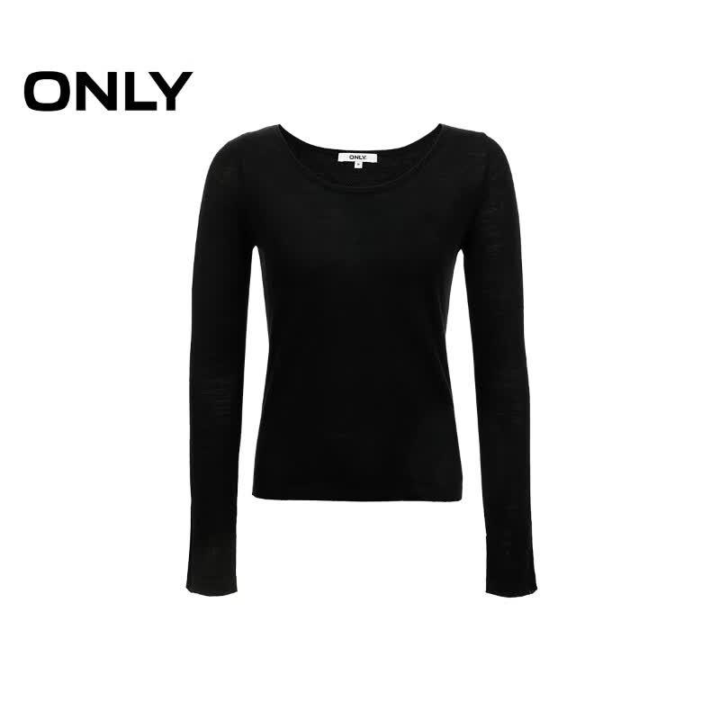 ONLY Women's Lightweight Lambswool Round Neck Sweater