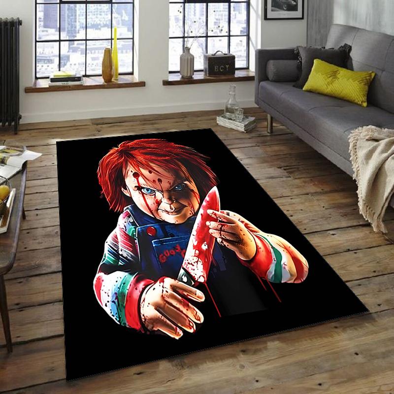 1pc Chucky2 Design Area Rug - Non-Slip, Soft & Cozy Floor Mat for Living Room, Bedroom, Office - Indoor/Outdoor Decorative Carpet