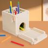 Wooden Educational Goal Box With Multifunction Insert Stick For Toddler Learning And Play