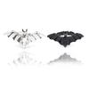 Zinc Zinc Alloy Gothic Bat Ring Shiny Rhinestone Halloween Opening Ring Spider Web Heart Ring  Festival Style