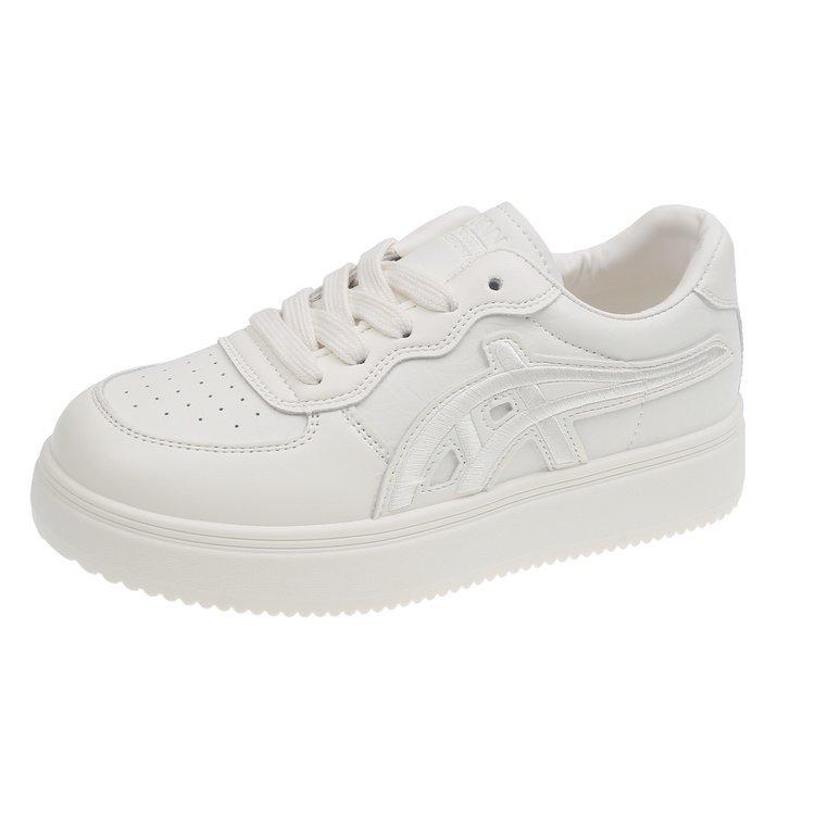 

[youshilai] thick-soled little white shoes 2025 new versatile height-increasing breathable casual sports little white board shoes 35