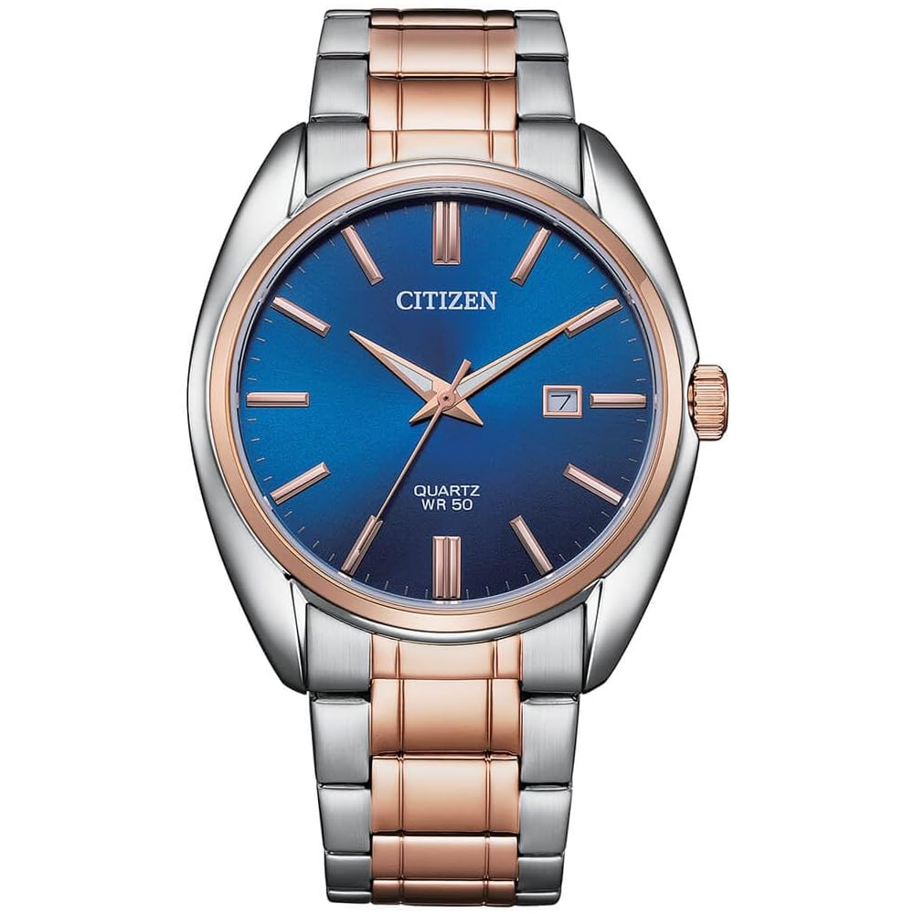 Citizen BI5104-57L Analog Quartz Watch Stainless Steel Blue Dial