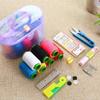46Pcs/set Tape Measure Pins Knitting Box Set With Case Sewing Kit Needle Thread Sewing Tool