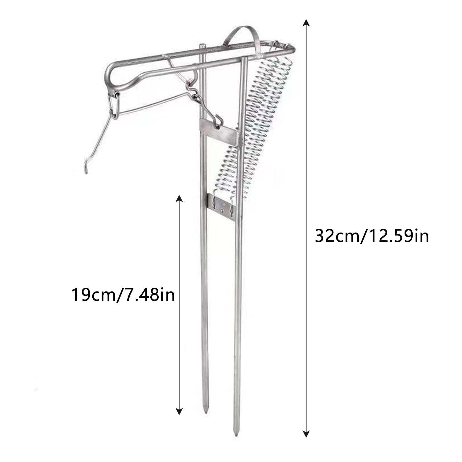 

Fishing Rod Stand Automatic Stainless Steel Fishing Rod Stand Easy To Assemble Rod Holders Suitable For Sea Lake River Fishing