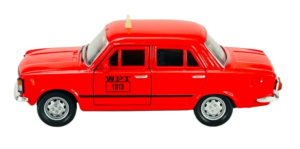 WELLY FIAT 125P TAXI RED 1:34 42399