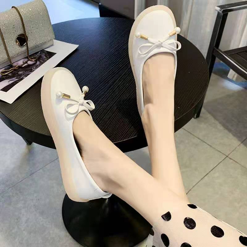 

Модные женские лоферы на плоской подошве с круглым носком и бантом, популярные, элегантные и модные, быстрая доставка, удобная обувь слипоны для леди 35