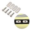 4 Stainless Steel Kayak Rail Track Screws & Track Nuts Hardware Gear Mounting Replacement Kit for Kayaks Canoes Boats