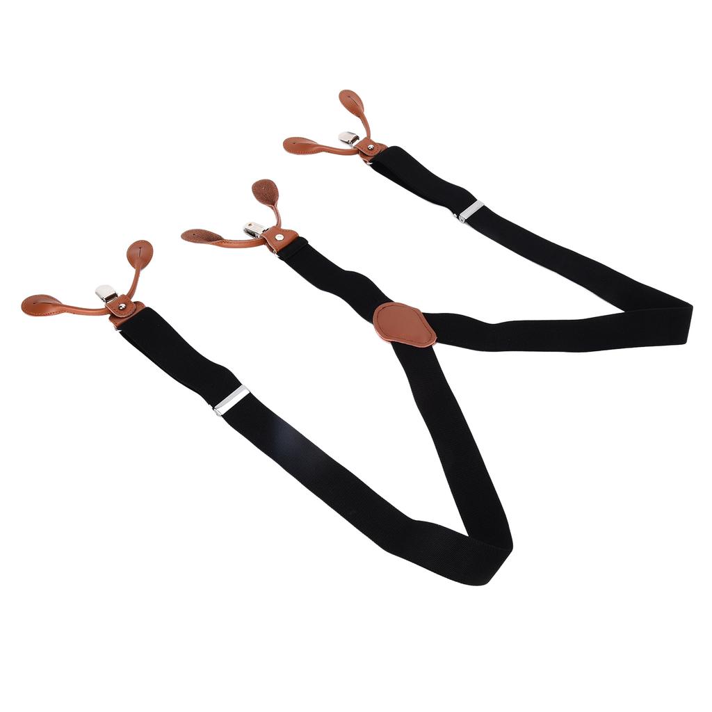 Mens Suspenders Strong Fixability Adjustable Beautiful Practical Fashionable Metal Clip Wide