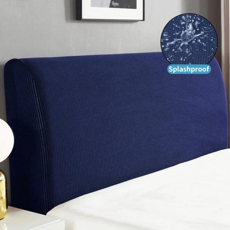 

Утолщенный чехол для изголовья кровати, все включено, чехлы для изголовья кровати, эластичная защита для изголовья кровати, покрывало из спандекса, прикроватный чехол W120cmxH50-65cm