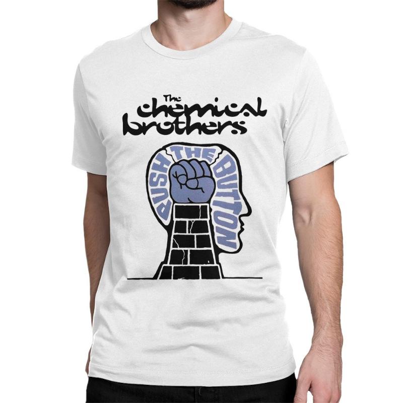 

Vintage The Chemical Brothers Push the Button T-Shirt, Men s Women s Sizes New Spring/Summer Arrivals Regular Fit Casual 5XL різнокольоровий