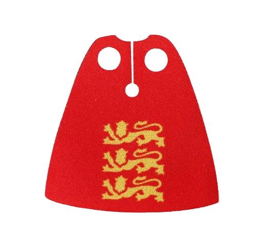 Medieval Army Empire Flag and Flagpole Set - Knight Building Blocks with Cloak and Weapon Bricks