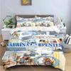 3D spausdinimas S-Sabrina Carpenter Dainininkė Patalynės komplektai Išskirtinis lovos reikmenų rinkinys Antklodės užvalkalas Antklodės komplektas Patalynės komplektas Prabanga
