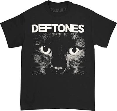 Deftones Herren Schwarz T-Shirt - Brandneu Sphynx / Star Pony- Neu - Band T-Shirts