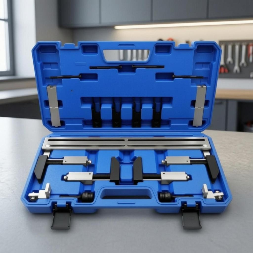 Valve Spring Compressor Portable Cylinder Head Service Kit Easy To Use
