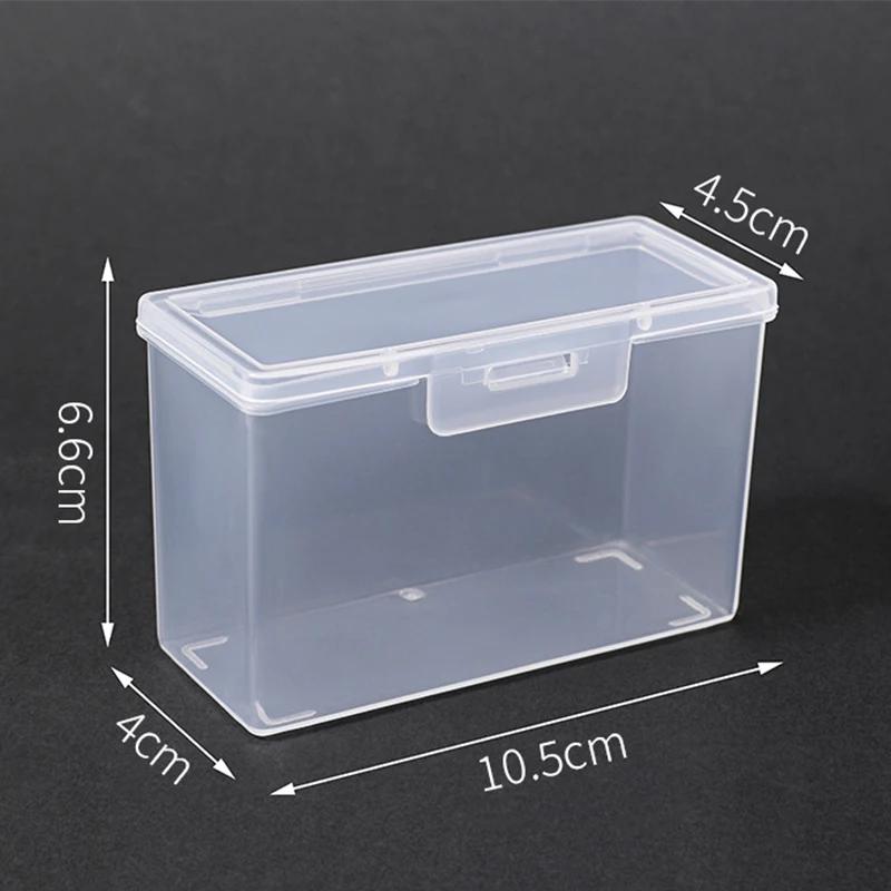 1/3PCS Polaroid Photo Game Card Transparent Plastic Storage Box Bank ID Card Celebrity Idol Booth Small Accessory Storage Box