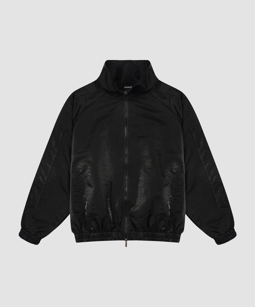 Ninez Glossy Woven Piping Track Jacket