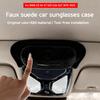 Car Glasses Case black Suede Sunroof Sunglasses Storage Box Organizer For BMW X5 X6X7 G05 G06 G07 -2025 Interior Accessories