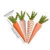 4x Easter Carrot Ornaments Artificial Party Favors Festival Gift Easter Decoration for Living Room Kitchen Wedding Holiday Home