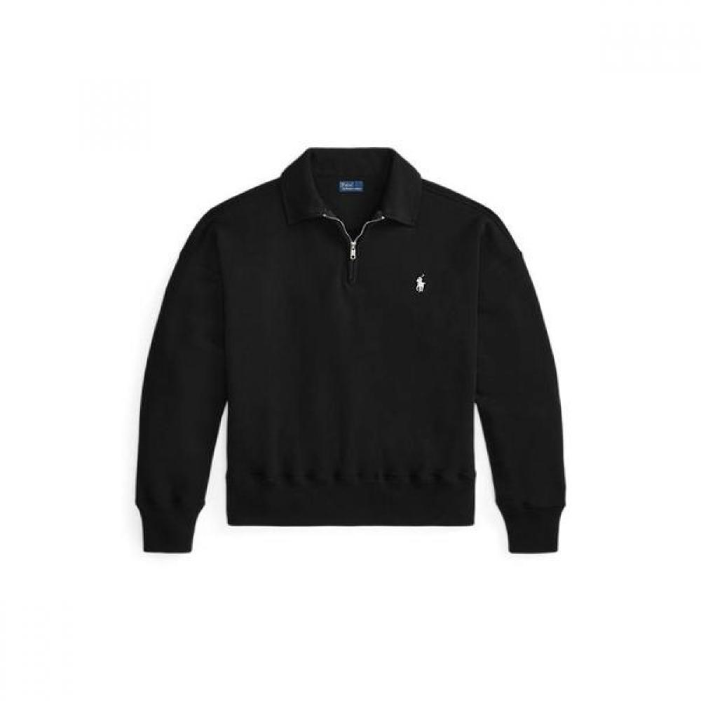 Polo Ralph Lauren Women S Lightweight Fleece Quarter Zip Wmpokninfb20981001 XS
