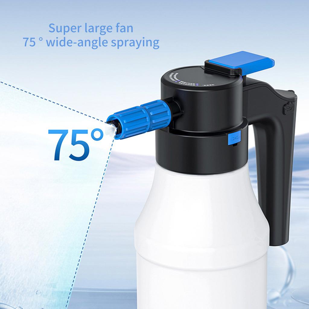 Electric Car Foam Sprayer 1.5L Handheld Foamer Rechargeable Battery Powered Foam Cannons for Home Car Washing