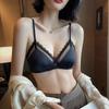French - Style Thin - Style Bra for Women Comfortable and Wire - Free Sexy Lace Triangle - Cup Underwear Non - Gaping Bra for Summer