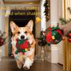 Bite-Resistant Dog Squeaky Ball Santa Claus Christmas Pet Toy Ball  Teeth Grinding