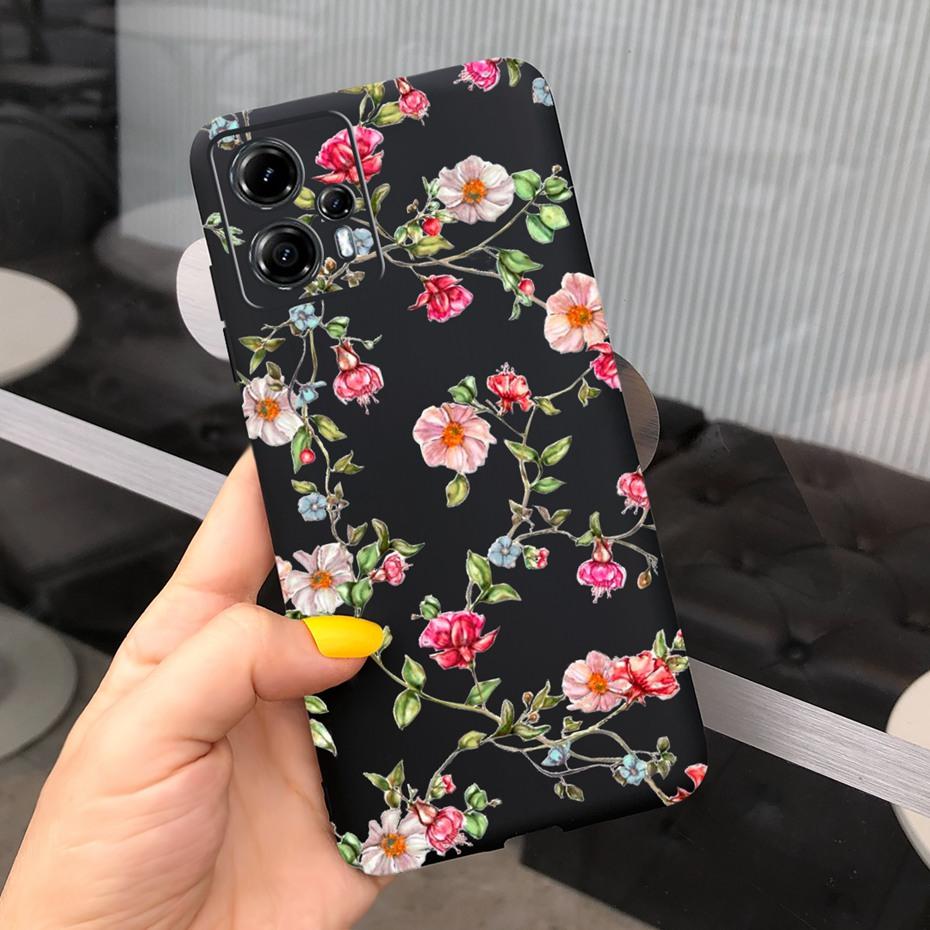 Soft Silicon Phone Case For Motorola Moto G13 G23 2023 Sunflower Daisy Pattern Cases Cover For MOTO G23 4G MotoG13
