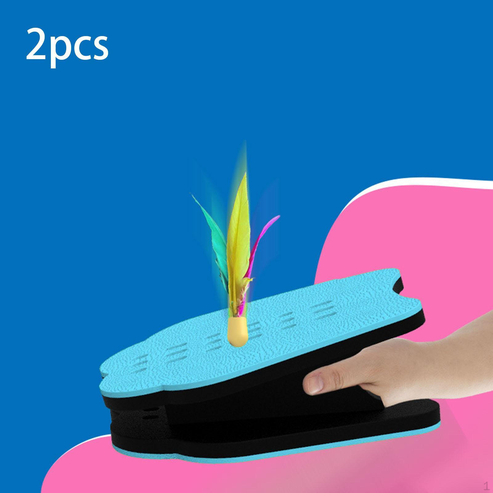 

Бадминтонные ракетки для рук Ракетки Легкая интерактивная игрушка EVA Спортивные игрушки на открытом воздухе синий