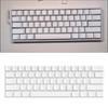 61 Key Blank White Keycaps Set Original Height No Lettering Fits Most Mechanical Keyboards Minimalistic Blank Keycaps