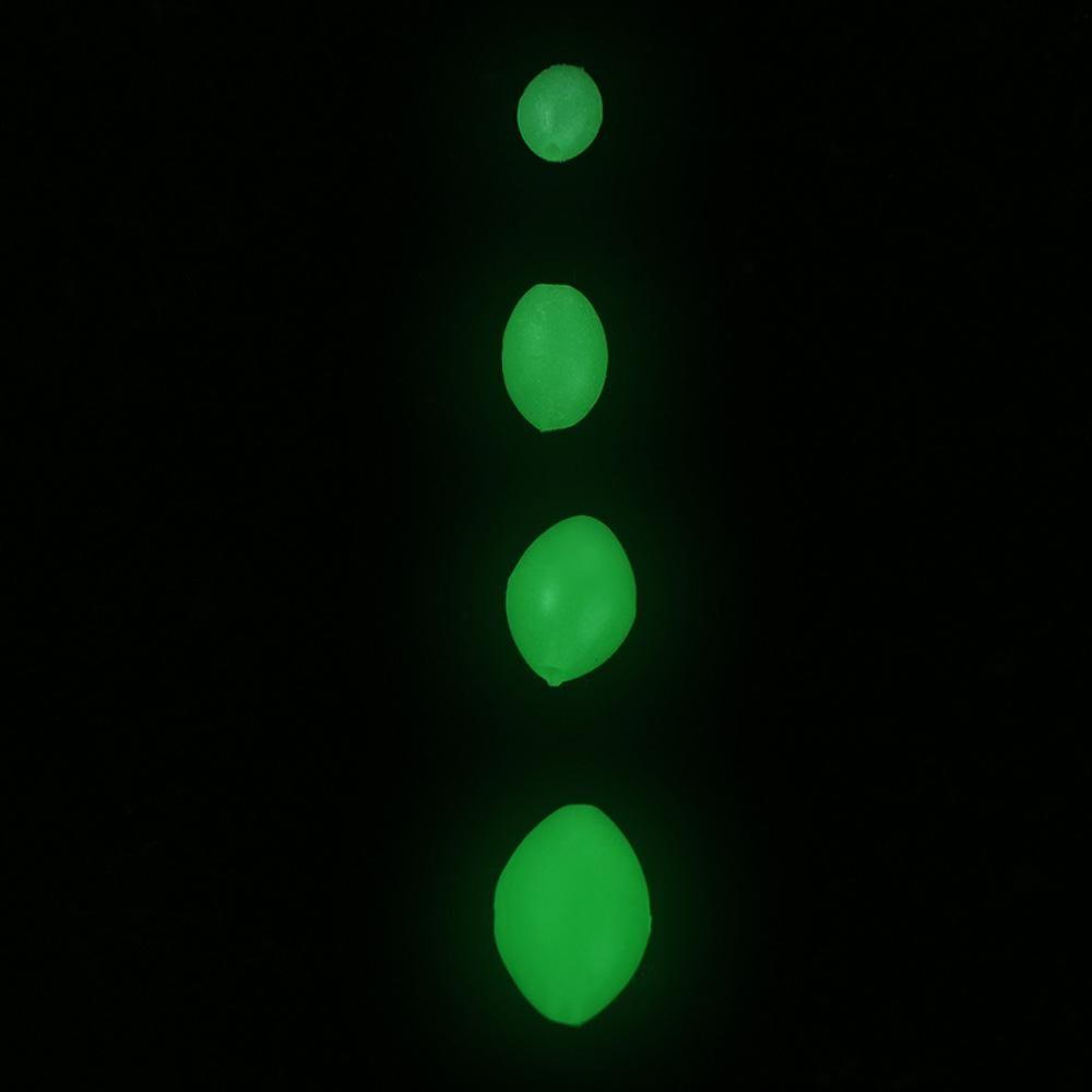 Lure Bait Fishing Accessories Bead Bait Glow in Dark Green Beads Fishing Lure Tackle Glowing Sink Beads Luminous Fishing Beads