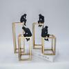 Modern Minimalist 'The Thinker' Figurine for Living Room and Study Decor