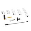 Gipsplaten Afwerkmes Set, 7/10/14/16/24 inch Afwerkmesen + 34 - 81,6 inch Verlengsteel, Roestvrij Staal Mes Professionele Afwerklaag Gereedschappen,