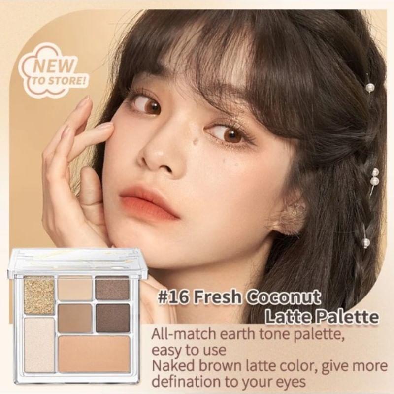 Judydoll - 7 Colors Palette - Raw Coconut Latte